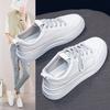 Little White Shoes Women's Spring New Women's Shoes Soft Soles Are Not Tired and Versatile Students Platform Shoes Sports and Leisure Board Shoes