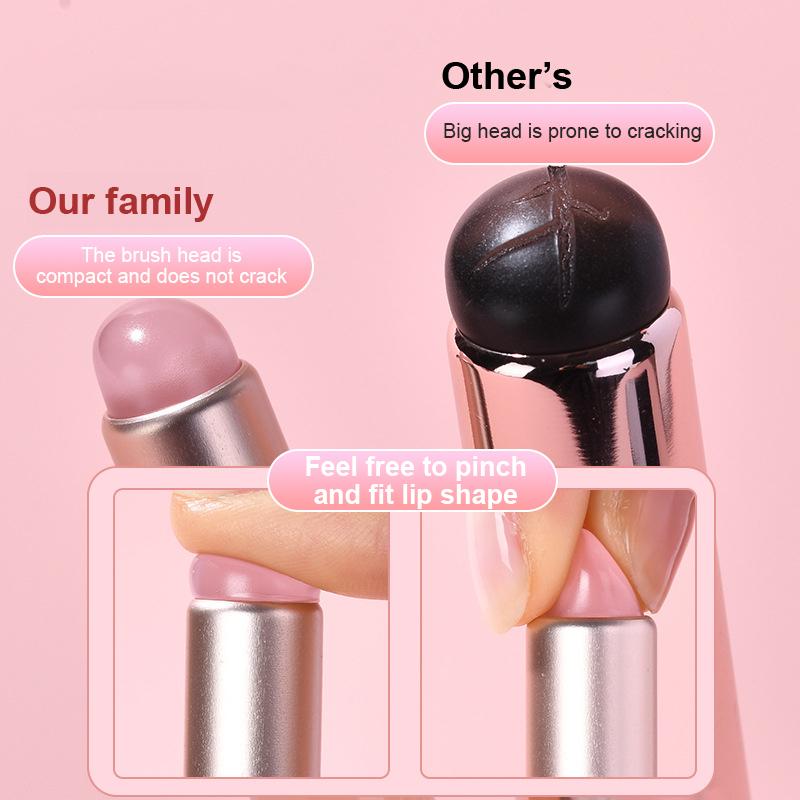 Обновление силиконовых кистей для макияжа с консилером для губ, силиконовая кисть для бальзама для губ, блеска для губ, помады, многофункциональная кисть
