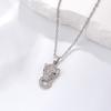 Leopard Head Titanium Steel Clavicle Necklace - Light Luxury, Fade-Resistant, Versatile Pendant for Women