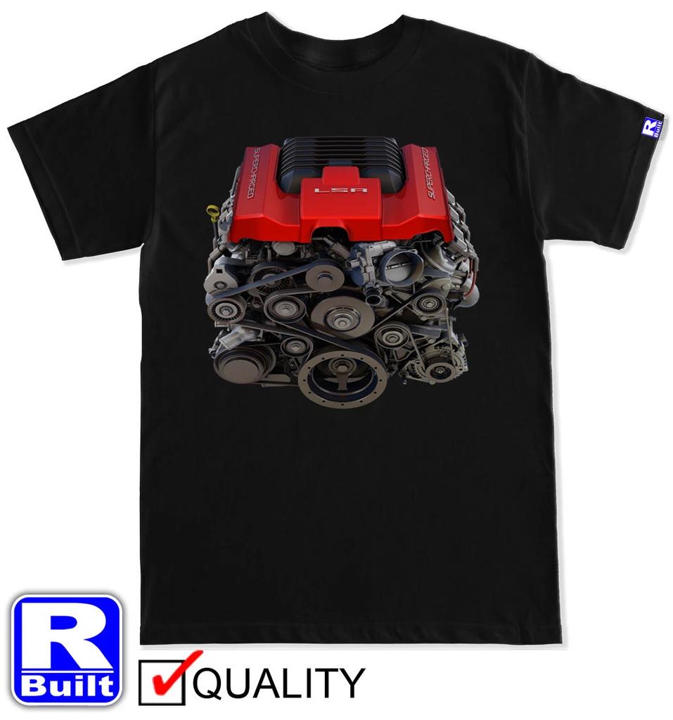 Camaro ZL1 LSA Supercharged Engine Cadillac CTS-V Engine Крепления двигателя Футболка