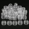 3g Plastic Cosmetic Pot Jar Lotion Cream Sample Empty Container Refillable 50pcs, Clear, 50pcs
