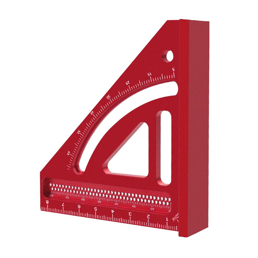 Многоугольная треугольная линейка, измерительная линейка, алюминиевый сплав, транспортир для деревообработки, угловой угольник, разметочная линейка, угловая линейка