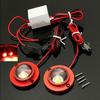 2шт светодиодные автомобильные декоративные стробоскопы лампы аварийной вспышки задний фонарь красный