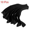 F FIERCE CYCLE Hook Strap Tie Down Straps Cargo Belt Black Nylon 10pcs for Motorcycle ATV UTV 2.5x20.5cm