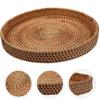 Rattan Storage Basket for Home Organization Large Size Handmade Woven Bin Perfect Housewarming Gift Versatile for Fruits