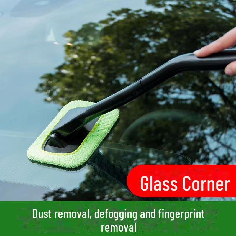 Car Windshield Brush: Dual-Purpose Dust Remover & Defogger Window Scraper