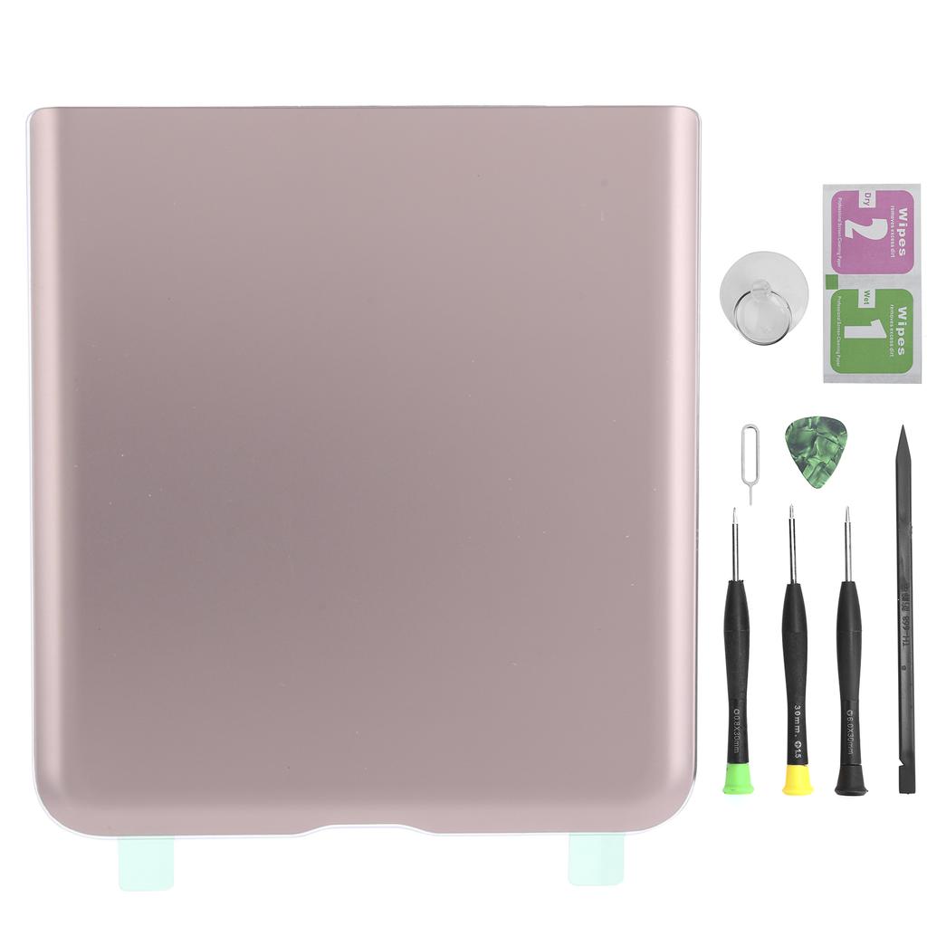 Складной телефон Задняя крышка батареи Дверца Замена с инструментом для Samsung Z Flip 5G F7070