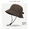 Summer Outdoor Bucket Hat Function Street Tooling Basin Hat Outdoor Sunscreen Waterproof Quick Drying Bucket Hat