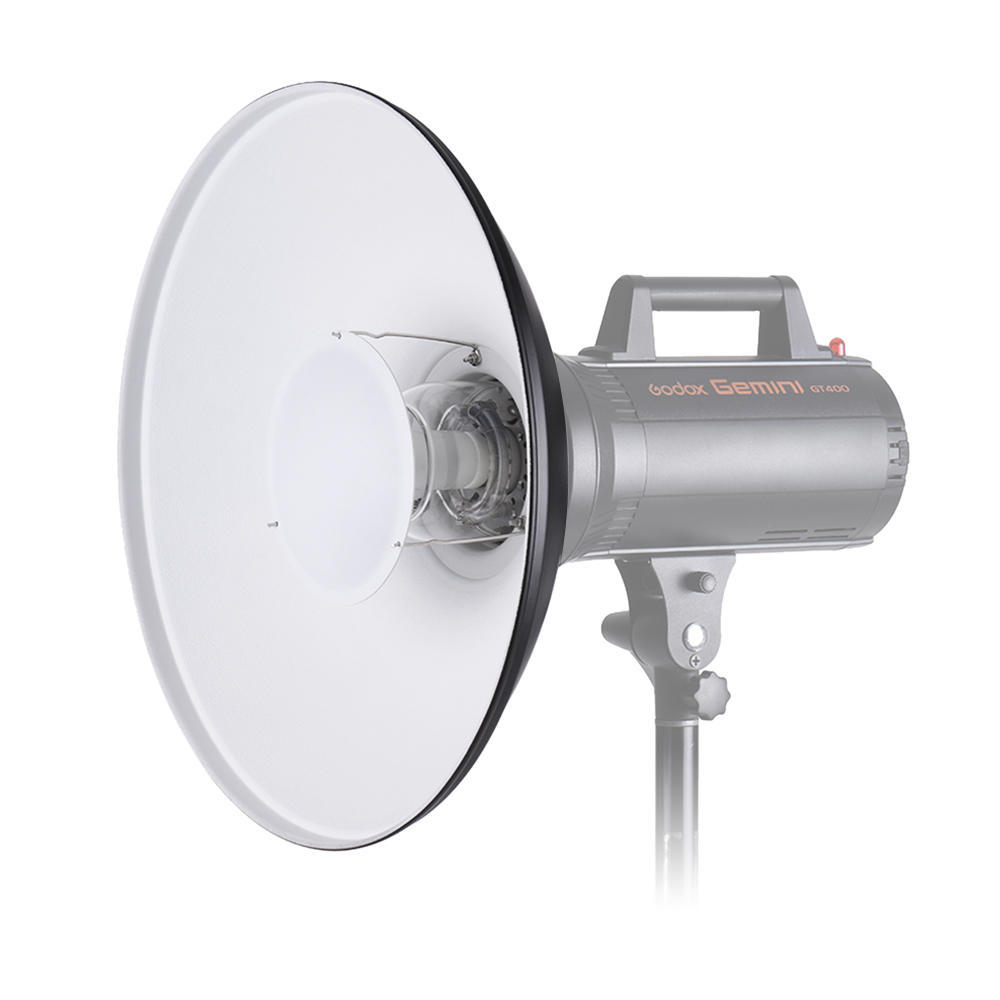 Studio Photography 41cm 16 Inch Speedlite Strobe Lighting Diffuser Beauty Dish Lampshade Bowens Mount with Reflector
