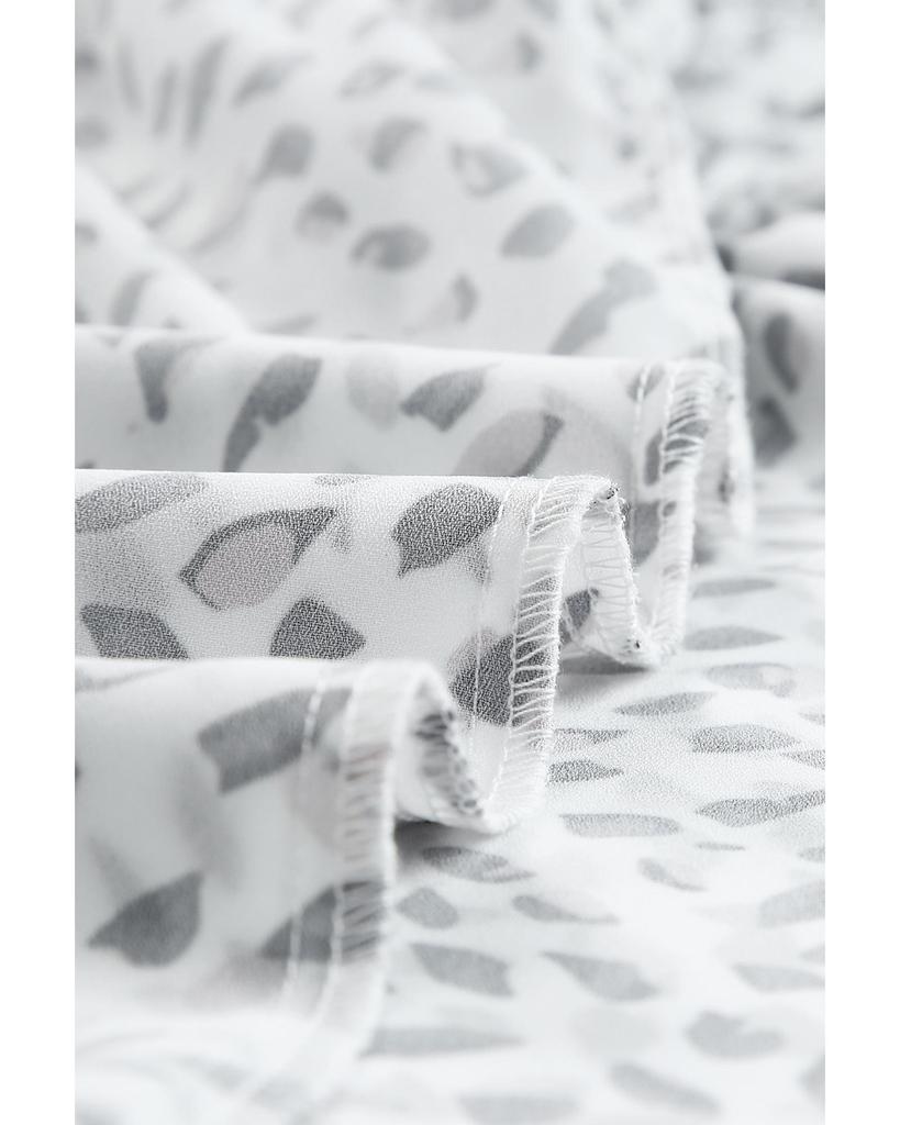 Azura Exchange Блузка с открытыми плечами в горошек