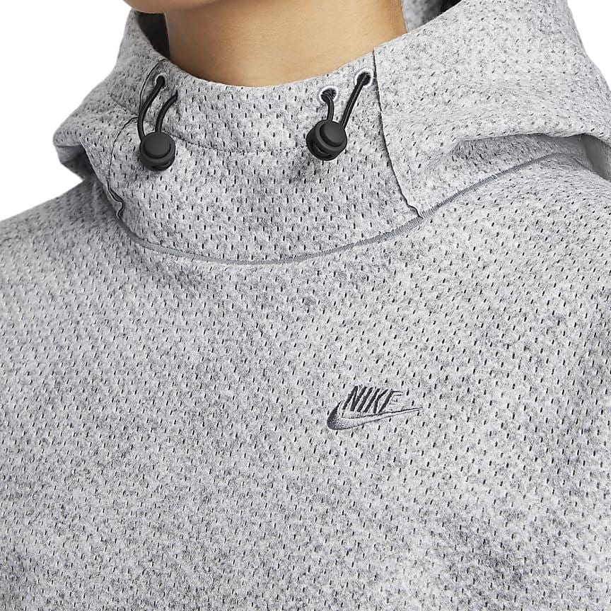 Nike Sweatshirts Women's Smoke Gray Hooded Moderate Regular FN0297-077