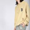 New MLB Old Flower Sweatshirts Unisex Beige Yellow 3AHDM0114-43BGS