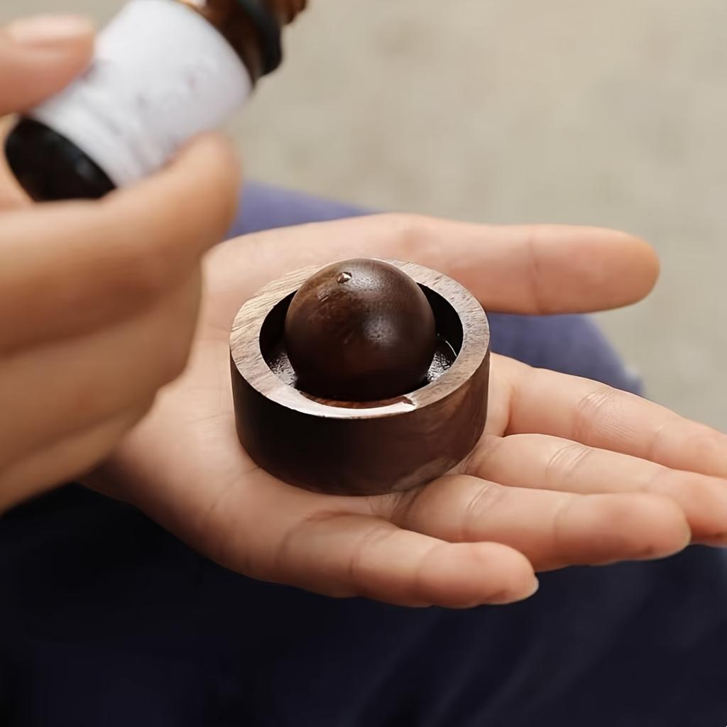 Элегантный деревянный аромадиффузор, вращающийся дизайн для салона автомобиля и спальни, невоспламеняемый, отличная идея для подарка - улучшает качество воздуха ароматом