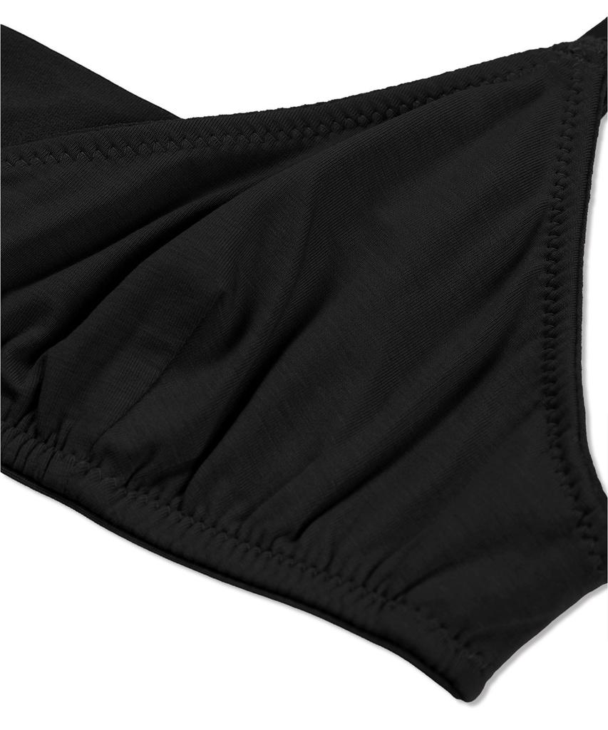 Michikoleondeonkosino Comfortable Basic Bralette Black