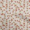 Cotton Flex Beige Fabric Geometric Sewing Fabric By The Yard Printed Diy Clothing Sewing Supplies 40 Inch