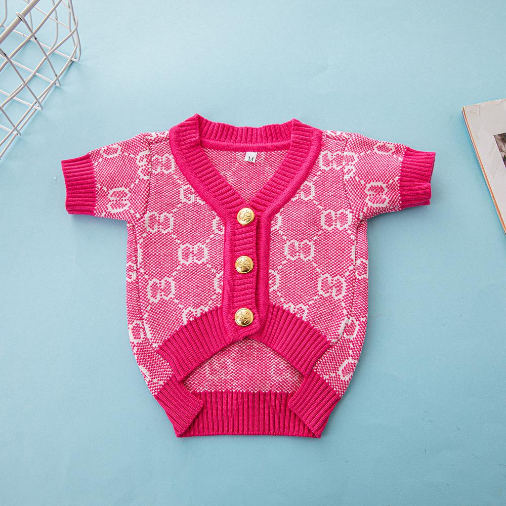 Модный кардиган, свитер для домашних животных, одежда для собак корги Ченери, осенне-зимний теплый модный свитер для собак