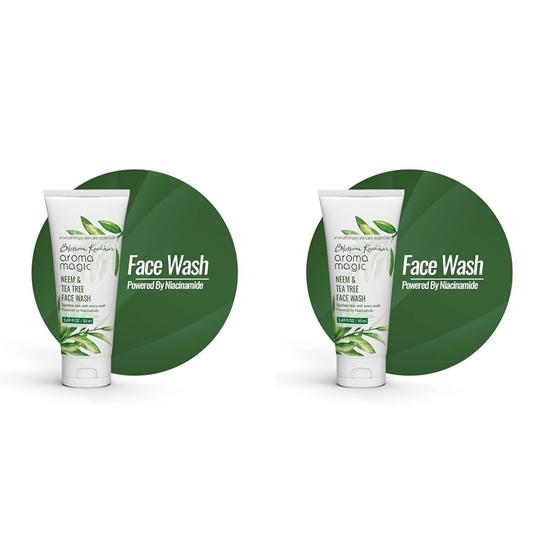 Aroma Magic Neem & Tea Tree Face Wash- 50 Ml (Pwrd by Niacinamide) (Pack of 2)