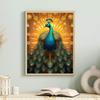 DIY Diamond Painting Dancing Peacock Cross Stitch Kit Mosaic Art Diamond Painting Full Circle/Square Diamond Home Decoration
