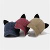 Women Kitten Ears Baseball Cap 3D Cat Ear Versatile Hat for Summer Spring Breathable Hat for Adults Casual Sport