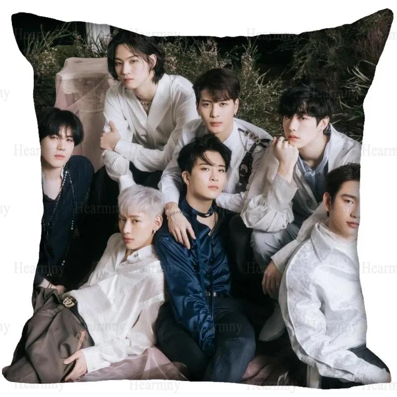 Новая KPOP GOT7 Наволочка для дома Декоративная наволочка на подушку Невидимая молния Наволочки для диванных подушек 45X45 см 0512