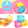 Stress Relief Cube Squishes Toy Slow Rebound Glow-in-the-dark Cube Gel Filled Sensory Fidget Calming Squeeze Toy Kids