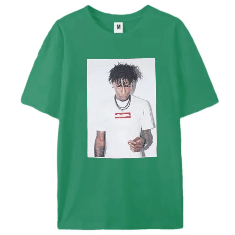 2025 Лето Новая Мужская Футболка Принт Американский Алфавит Короткий Рукав Свободная Маленький и Популярный Модный Бренд Пара Уличный Топ