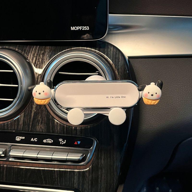 Милый держатель для телефона на вентиляционное отверстие автомобиля в виде девочки-утки