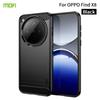 Для Oppo Find X8 5G Задняя крышка MOFI Матовая текстура Углеродное волокно Мягкий ТПУ чехол