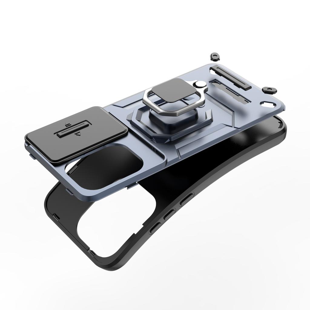 Oppo Reno 11F Phone Case,Military-Grade Magnetic Kickstand Phone Case Cover for Oppo Reno 11F