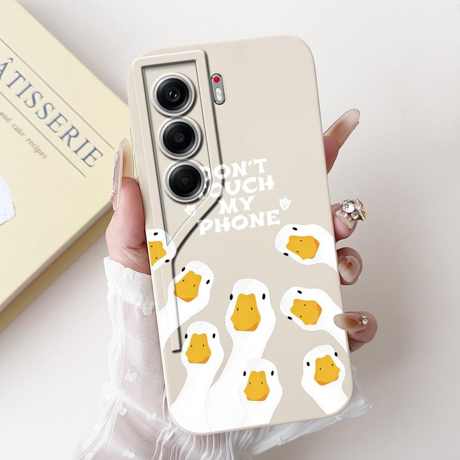 For Tecno Camon 40 Pro 4G Camon40 CM5 CM6 Cute Rabbit Cat Cartoon Phone Case For Camon 40 40Pro 4G Soft Silicone Cases Bumpers
