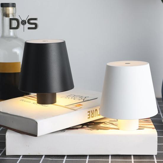 Светодиодная лампа для бутылки вина, 3 цвета, регулируемая яркость, аккумуляторная, беспроводная, с сенсорным управлением, настольная лампа, украшение для дома, офиса, бара, кафе