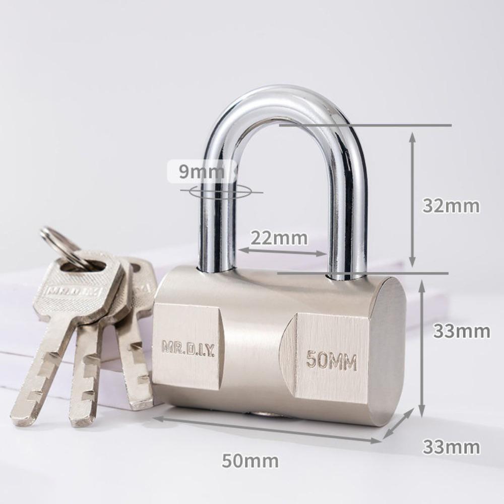 Waterproof Security Lock Stainless Steel Anti-theft Padlock  Outdoor Gym Dormitory Cabinet Door