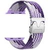 Pasek Beline Woven Nylon Parachute do Apple Watch 42/44/45/49mm fioletowy
