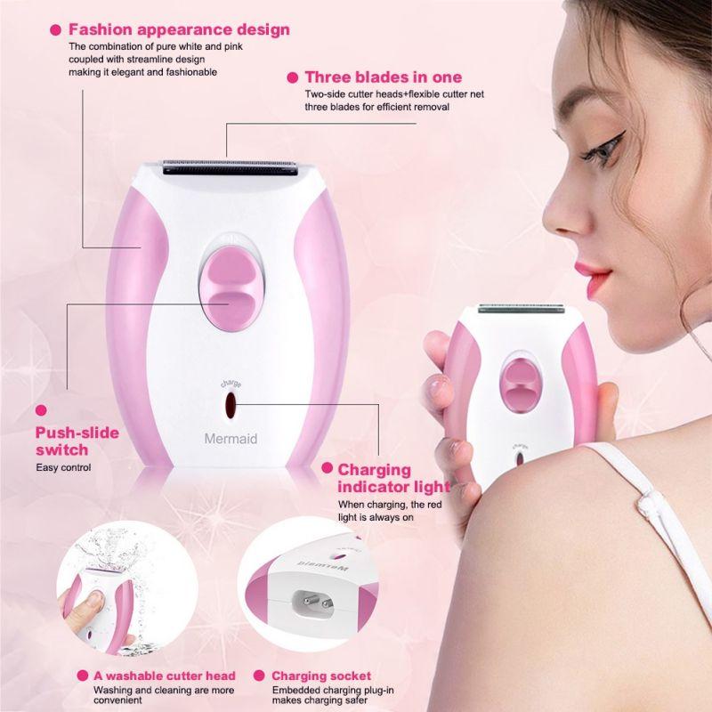 USB перезаряжаемый электрический прибор для удаления волос женский женский эпилятор для удаления волос на лице и теле женский эпилятор триммер для бритья бикини депиляция ног депилятор бритва
