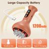 Electric Meridian Brush Body Cupping Massager Microcurrent Vibration Hot Compress Scraping Lymphatic Drainage Machine Fat Burner