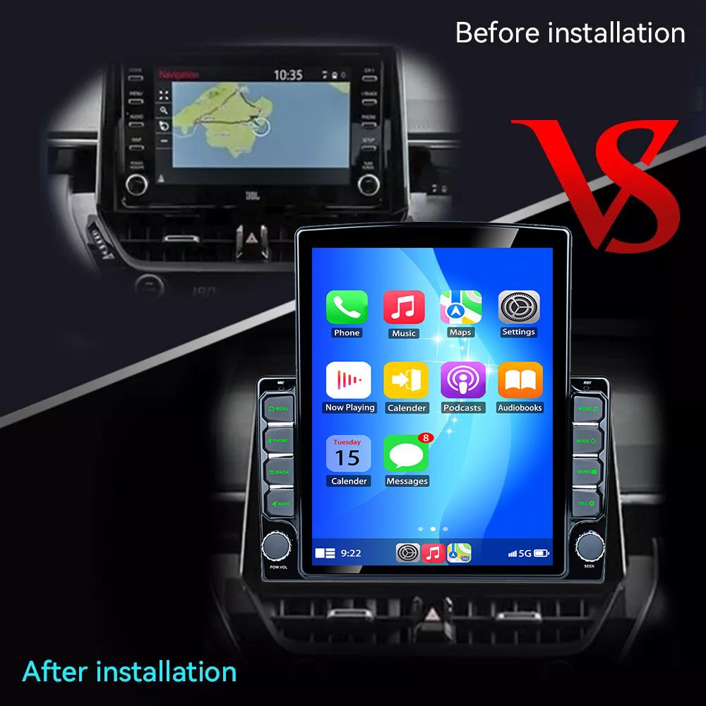 9,7-дюймовый Android 13 4G Carplay автомобильный стерео радиоприемник для Toyota Corolla 2018 2019 2020 2021 мультимедийный проигрыватель 2 Din GPS DVD динамики DSP