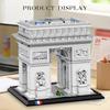Non-Toxic 3381Pcs Arc De Triomphe Model Building Blocks Paris Landmark Building Bricks Desktop Decoration Diy Toys For Kids Holiday Gifts