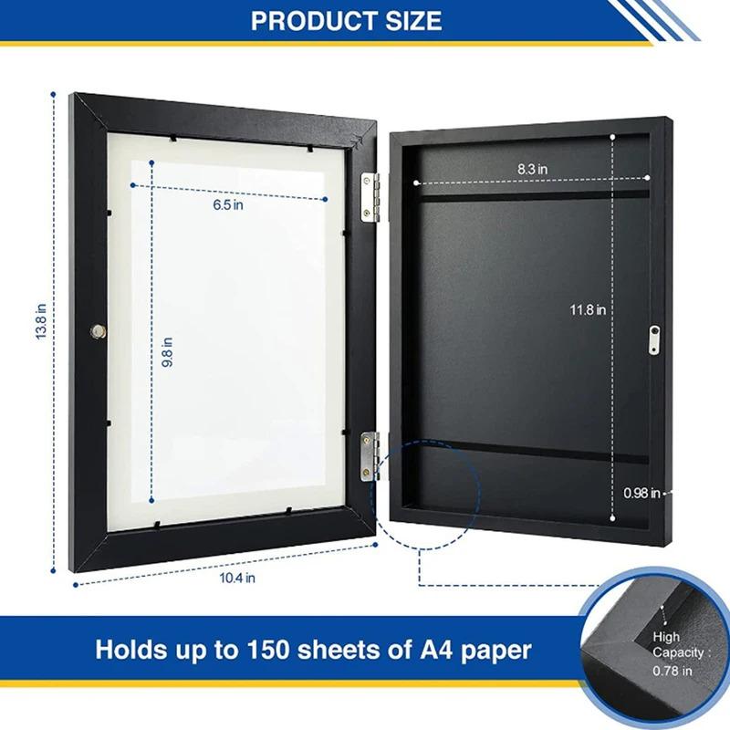 Kids Art Frames Magnetic Front Open Changeable Display Home Decor Kids Frametory For Poster Photo Drawing Paintings Pictures