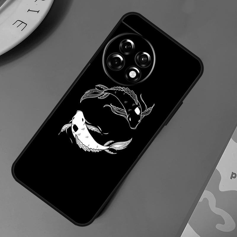 Чехол с изображением рыбы кои Инь-Ян для OnePlus 12R 10T 10R 9RT 9 10 Pro OnePlus 12 11 Nord 3 2T CE 2 Lite N20 N10
