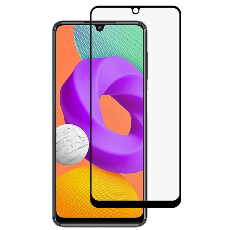 Закаленное стекло для Samsung Galaxy M22, Full Glue, на весь экран