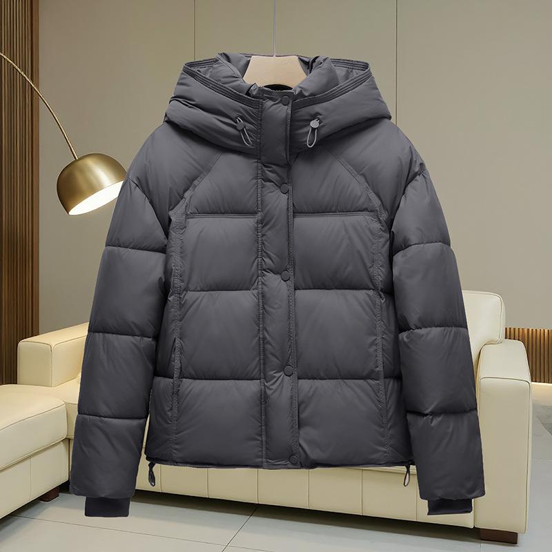 Новая зимняя хлопковая куртка с капюшоном, короткая, универсальная и свободная, корейская версия, женская хлопковая куртка, приталенная хлопковая куртка