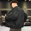 Мужские куртки в корейском стиле, повседневные, модные, с воротником-стойкой, красивые куртки, свободные топы, новые универсальные, бейсбольные