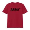 Army Men S T Shirt Military Training Pt Exercise Workout Gear Veterans Service Family Support Motivation White 4X Large
