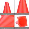 6pcs 18cm Soccer Training Cone Football Barriers Plastic Marker Holder Accessory (Red)