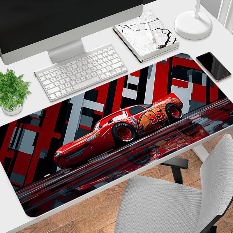 1Pc Mcqueen Gaming Mouse Pad Keyboard Desk Mat Non-slip Rubber Lock Edge Waterproof Computer Mousepad for Office Home Decor S1162