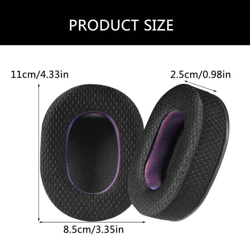 Replacement Ear Pad Compatible for InzoneH9 & H7 Gaming Headsets Ear Cushions for Enhanced Sound Quality Earpads