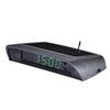 Car Clock Auto Internal Stick-On Digital Watch Solar Powered 24-Hour with Built-in Battery Decoratio