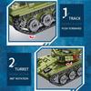 Нетоксичные 324 детали Военная техника 85 Моделей основных боевых танков Строительные блоки Вторая мировая война Армейское Оружие Транспортные средства DIY Игрушки Подарки Для Детей