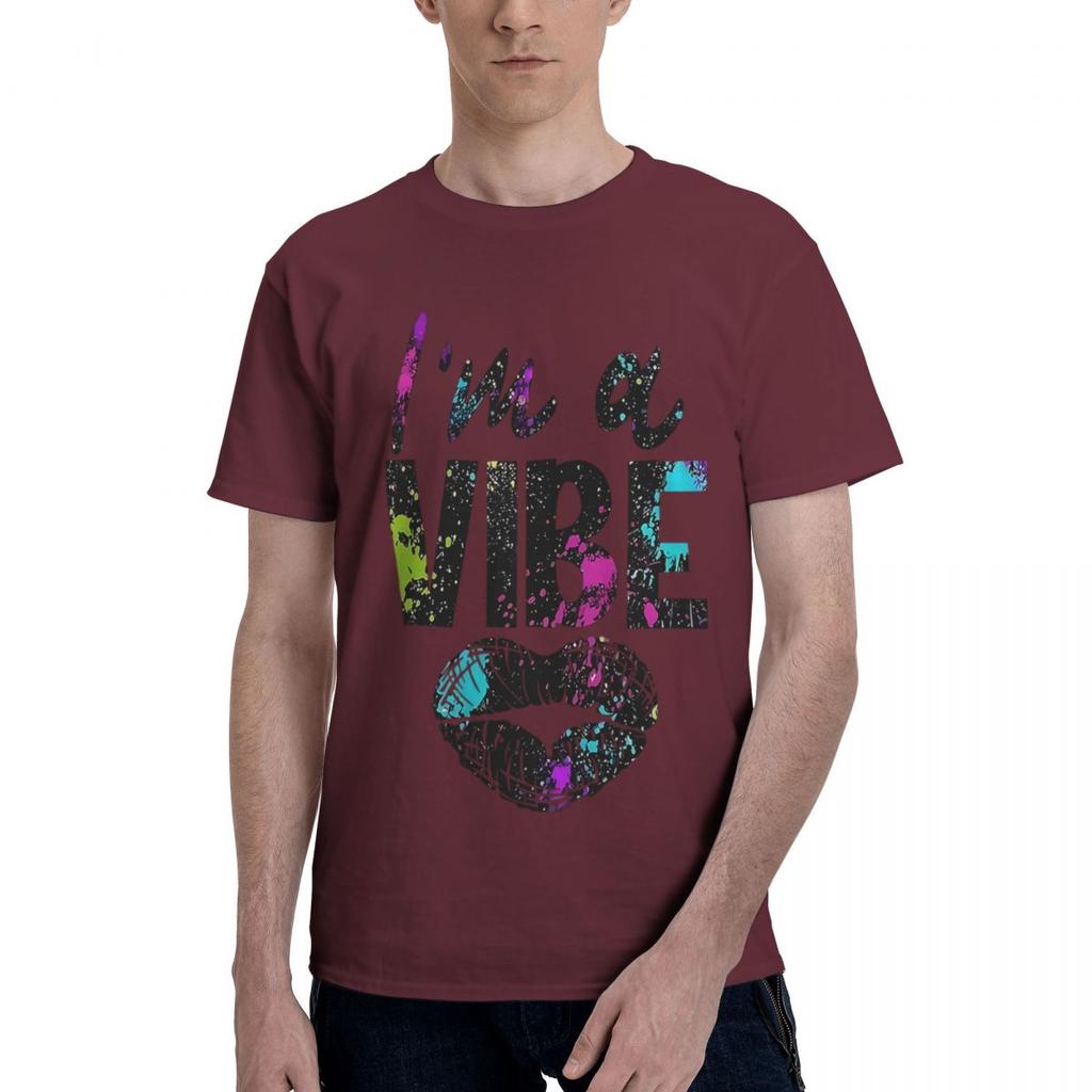 Chic Lips Letters 100 Cotton Casual Breathable Confortable Summer High End Mens Clothing Funny Gift