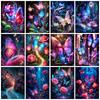 Алмазная живопись бабочка фантазия полный квадрат/круг вышивка мозаика роза цветок вышивка крестом домашний декор